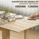 Mesa-de-comedor-Katy-Homcom-extensible-natural-75x140-180x90-cm-