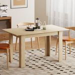 Mesa-de-comedor-Katy-Homcom-extensible-natural-75x140-180x90-cm-