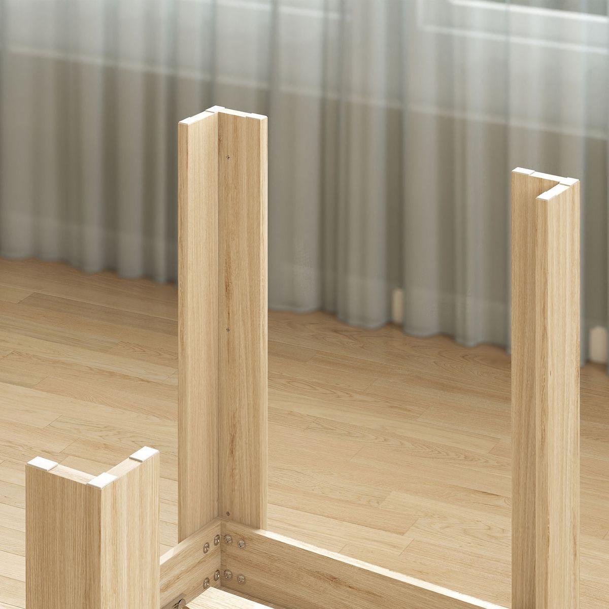 Mesa-de-comedor-Katy-Homcom-extensible-natural-75x140-180x90-cm-