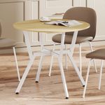 Mesa-de-comedor-Leonor-diseño-redondo-blanco-natural-Ø90x76-cm-