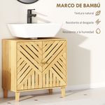 Mueble-de-baño-Congo-Homcom-2-puertas-natural-60x60x30-cm-