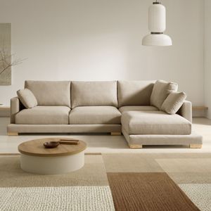 Sofá chaiselongue Nordic Grand Class 3 plazas 90x270x191 cm