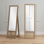 Espejo-de-pie-Salvia-Homcom-medidas