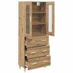 Vitrina-Meryem-2-puertas---3-cajones-natural-180x695x34-cm-