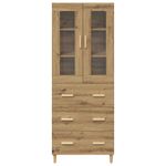 Vitrina-Meryem-2-puertas---3-cajones-natural-180x695x34-cm-