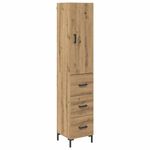 Armario-auxiliar-Adrianne-1-puerta---3-cajones-roble-180x345x34-cm-