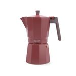 Cafetera-Creta-Quid-aluminio-fundido-granate-fondo-blanco