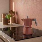 Cafetera-Creta-Quid-aluminio-fundido-granate-cocina