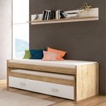 Composicion-de-dormitorio-Champion-cama-nido---armario---escritorio---3-estantes-cambria-blanco