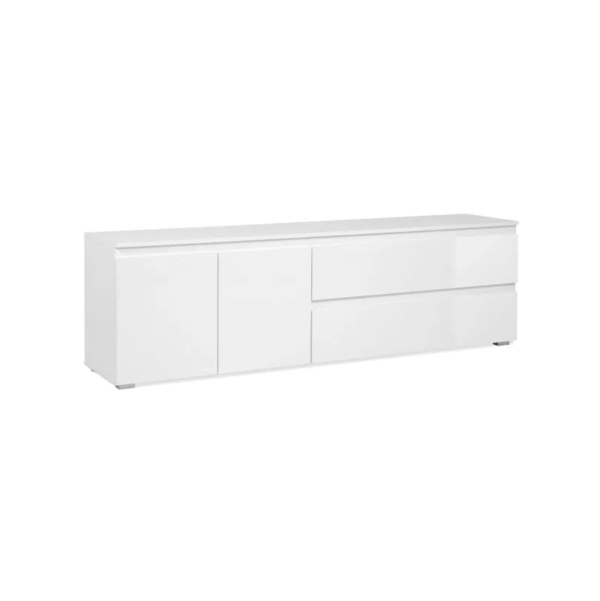 Mueble-de-TV-Aneto-2-puertas---2-cajones-blanco-55x180x40-cm-fondo-blanco
