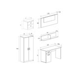 Conjunto-de-dormitorio-Champion-07-cabecero---escritorio---armario---estante---mesita-de-noche-blanco-cambria