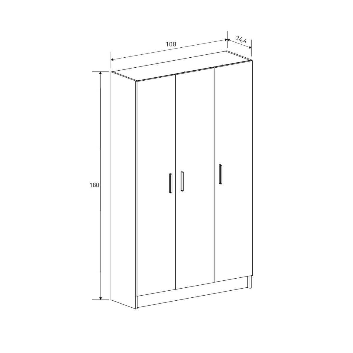 Armario-Elba-Mauvella-3-puertas-cambria-blanco-180x108x344-cm-