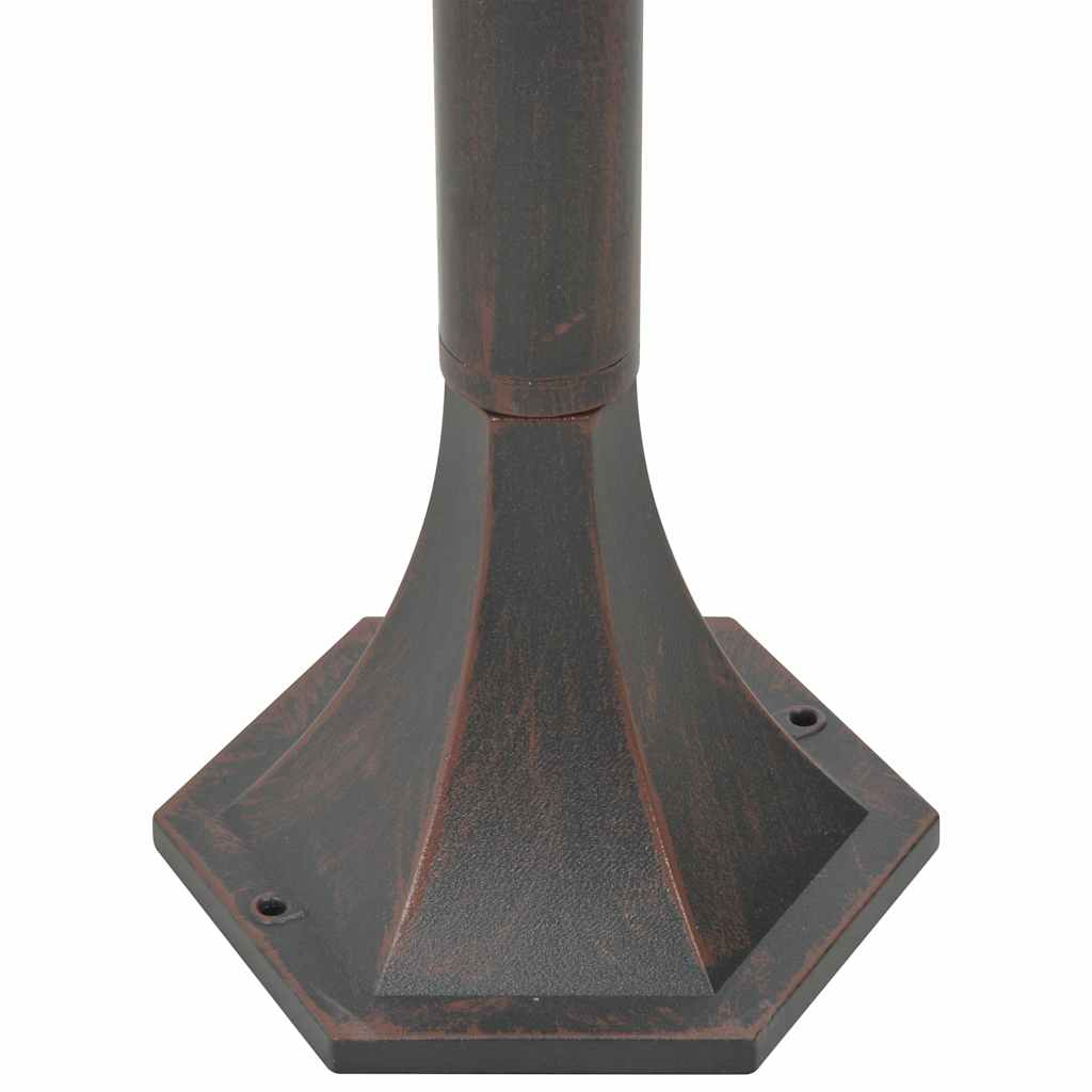 Pack-de-farolas-Sara-6-unidades-bronce-110-cm