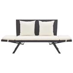 Banco-de-jardin-Oasis-diseño-2-en-1-negro-blanco-80x130-176x70-cm-