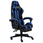 Silla-de-oficina-Girona-altura-regulable---respaldo-reclinable-azul-negro-115-130x62x69-cm-
