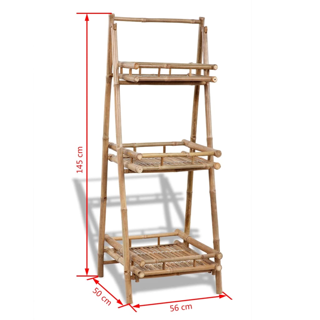 Estanteria-Panda-3-niveles-plegable-natural-145x56x50-cm-