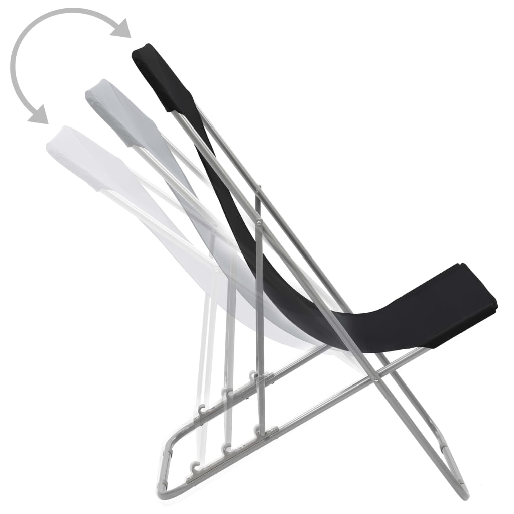 Pack-de-2-sillas-Bora-plegables-negro-99x75x57-cm