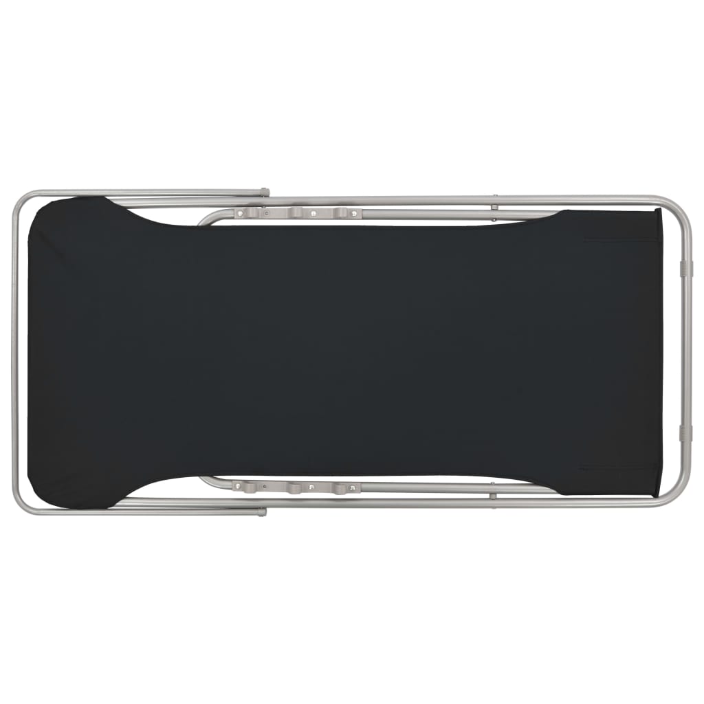 Pack-de-2-sillas-Bora-plegables-negro-99x75x57-cm