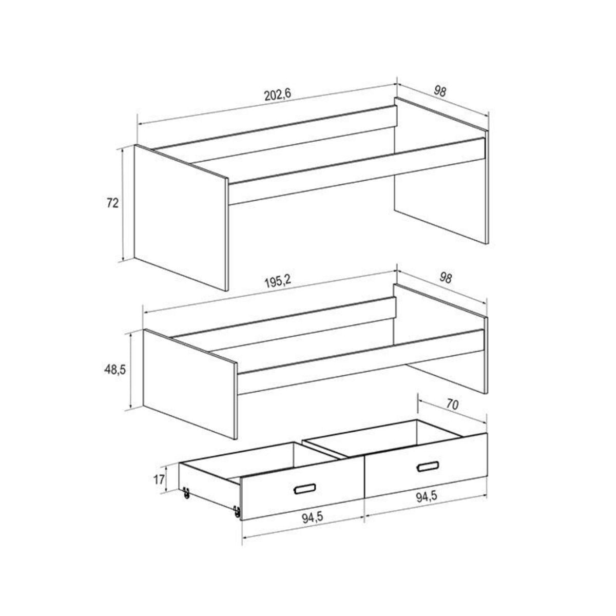 Conjunto-de-dormitorio-Champion-medidas-cama