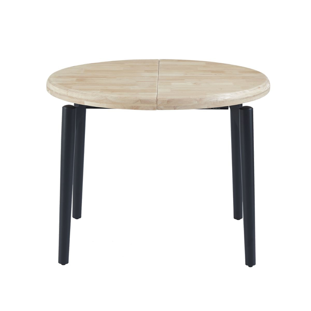 Mesa-de-comedor-Moon-extensible-forma-redonda-nordish-negro-Ø100-140-180x76-cm-perfil