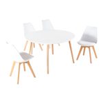 Mesa-de-comedor-Nordika-extensible-forma-redonda-blanco-haya-100-140-180-cm-con-sillas