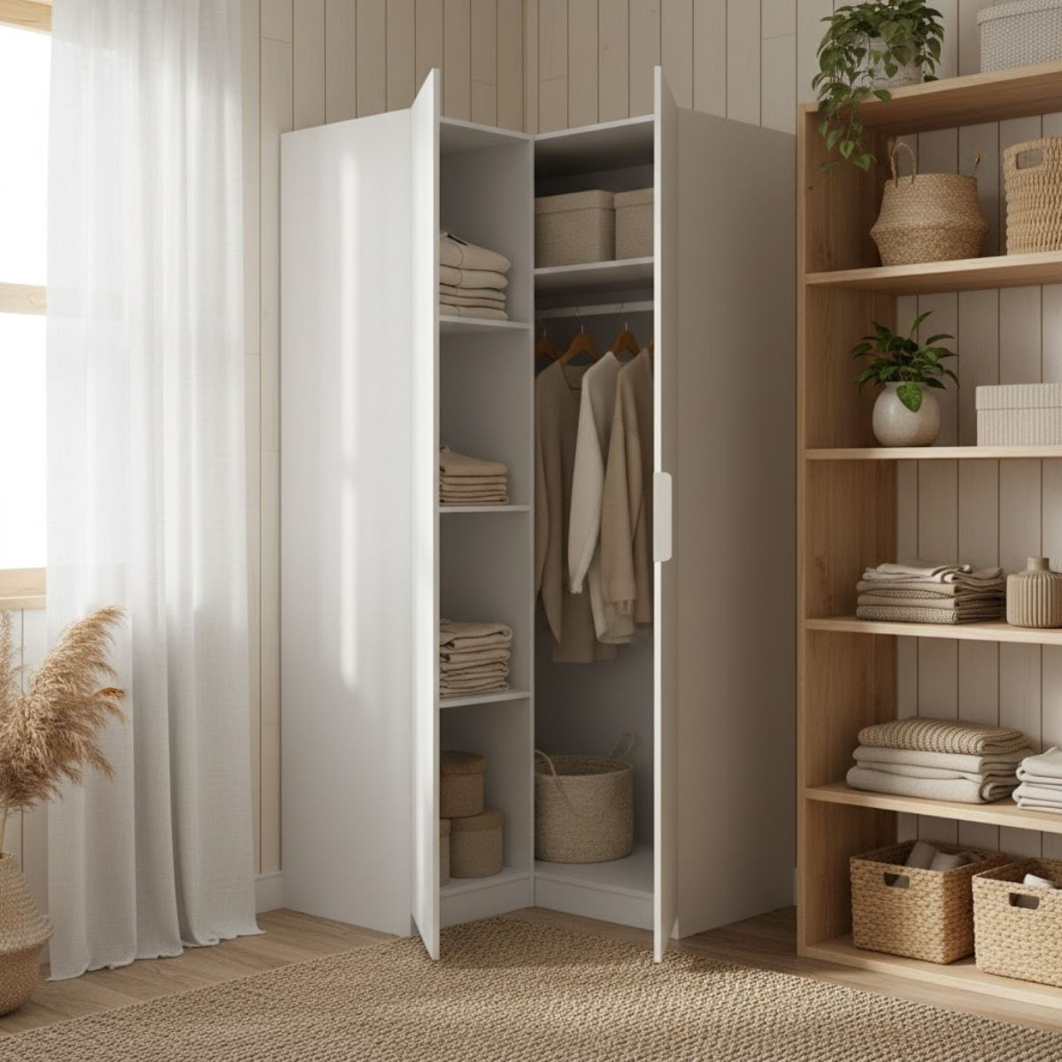 Armario-esquinero-Emax-2-puertas-blanco-detalles-interior