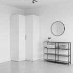 Armario-esquinero-Emax-2-puertas-blanco-ambientada-minimal