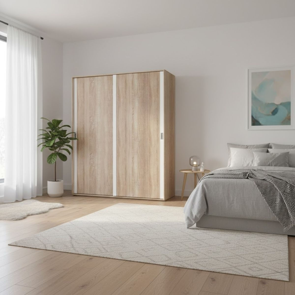 Armario-Lara-2-puertas-correderas-ambientada-dormitorio