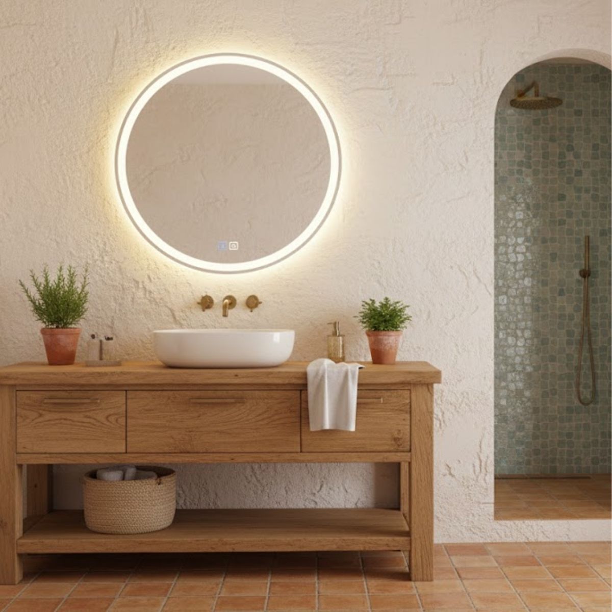 Espejo-de-pared-Waterproof-funcion-antivaho