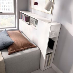 Cabecero Ten 4 compartimentos blanco 95x127,2x23,4 cm