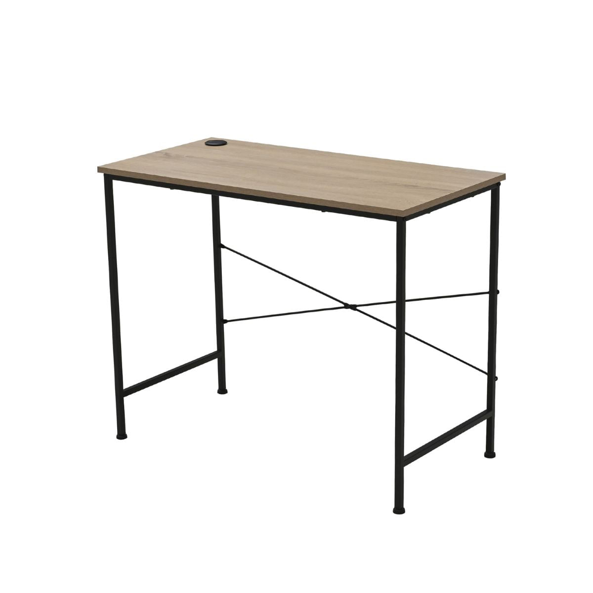 Escritorio-Deck-orificio-pasacables-negro-natural-72x90x45-cm-