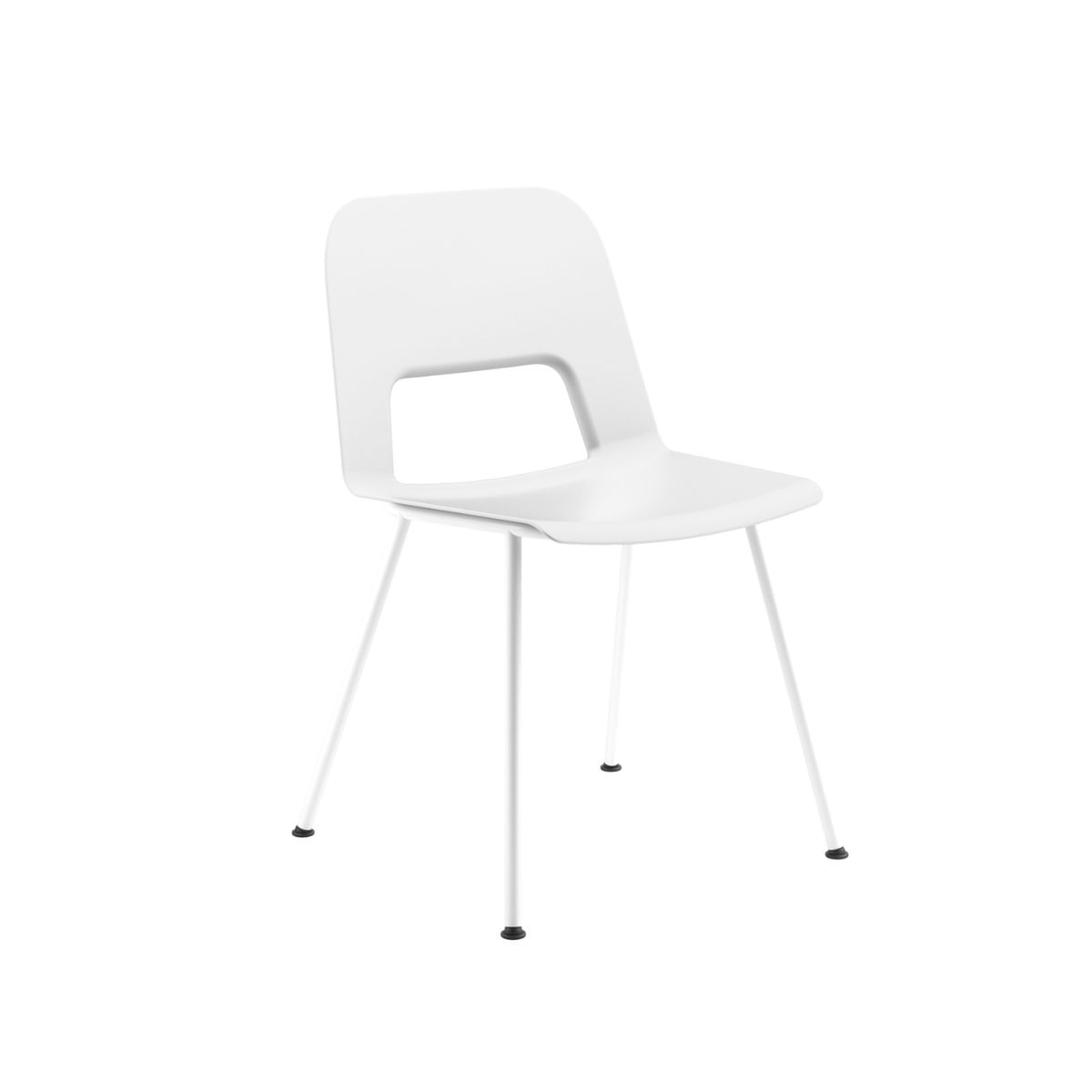 Pack-de-4-sillas-de-exterior-Zip-apilables-con-proteccion-UV-blanco