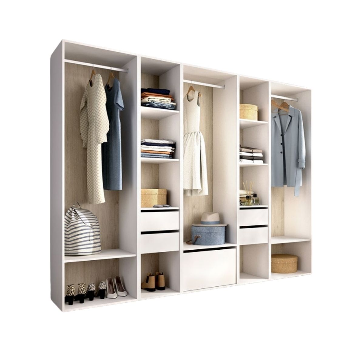 Armario-vestidor-Suit-con-barras