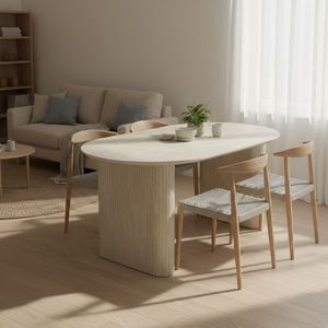 Mesa de comedor Pietra diseño extensible 75x150-190-230x90 cm