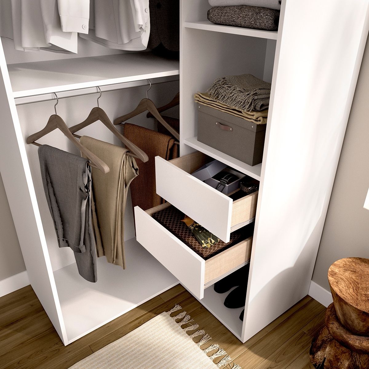 Armario-vestidor-Suit-dos-cajones