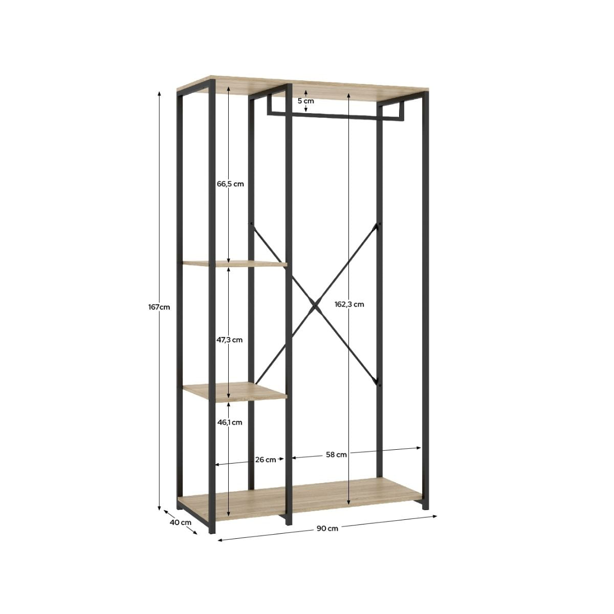 Armario-vestidor-Tork-medidas