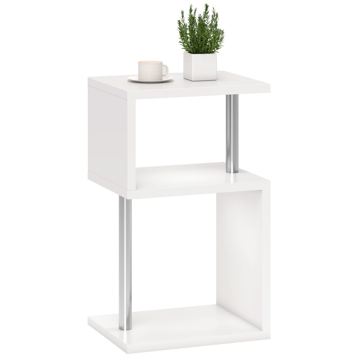 Mesa-auxiliar-Virginia-Homcom-3-niveles-con-luz-LED-75x44x38-cm