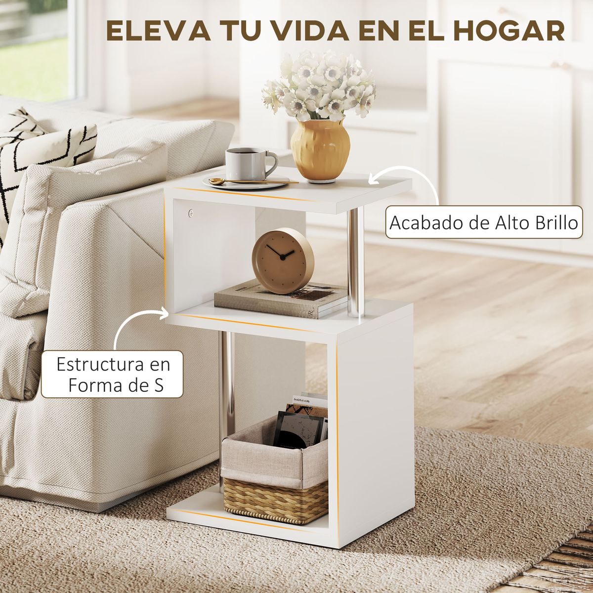 Mesa-auxiliar-Virginia-Homcom-3-niveles-con-luz-LED-75x44x38-cm