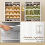 Zapatero-Colibri-Homcom-estantes-ajustables