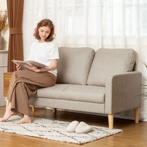 Sofá Monte Homcom 2 plazas 85x130x78 cm