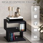 Mesa-auxiliar-Valery-Homcom-3-niveles-abiertos-43x40x40-cm