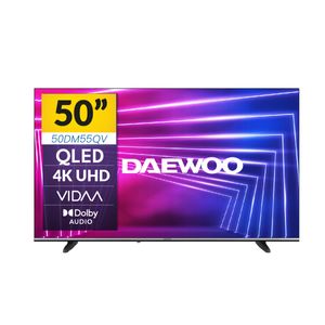 Smart TV Daewoo 50DM55QV 50" 4K QLED VIDAA D negro