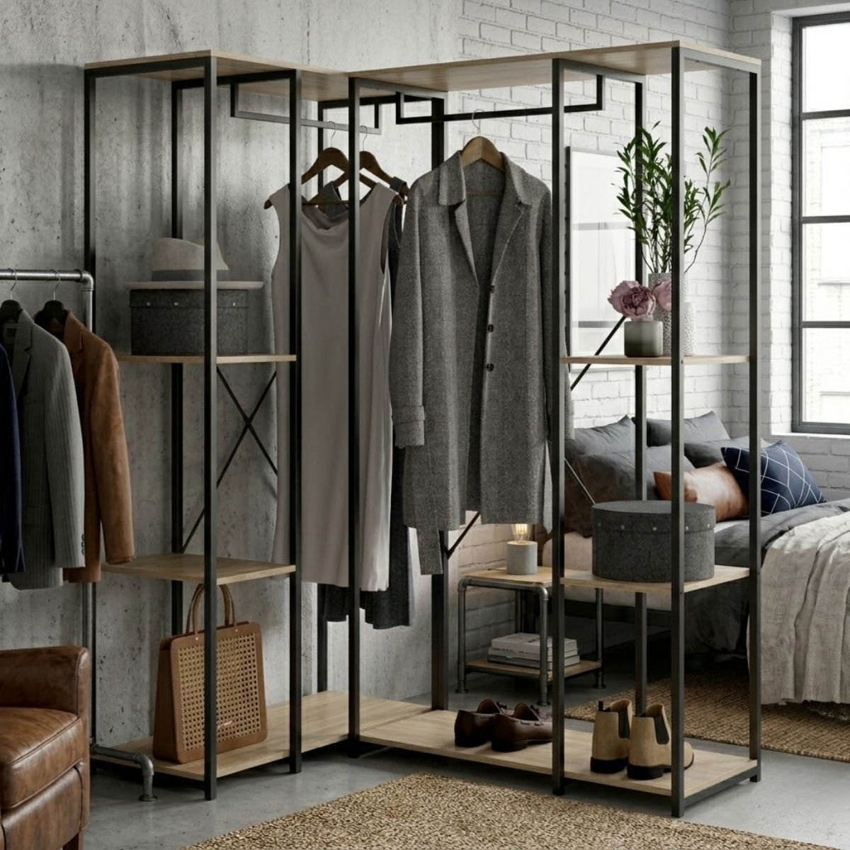 Armario-vestidor-Trok-cuatro-estantes