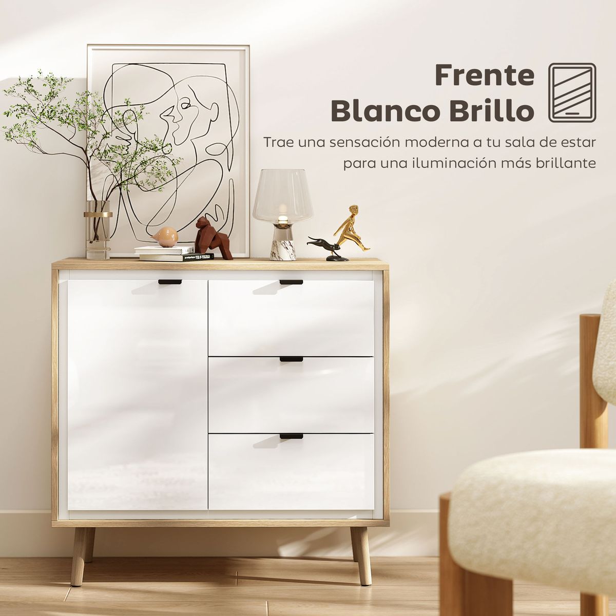 Aparador-Vivo-Homcom-sencillo-montaje