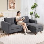 Sofa-chaiselongue-Bosque-Homcom-acolchado
