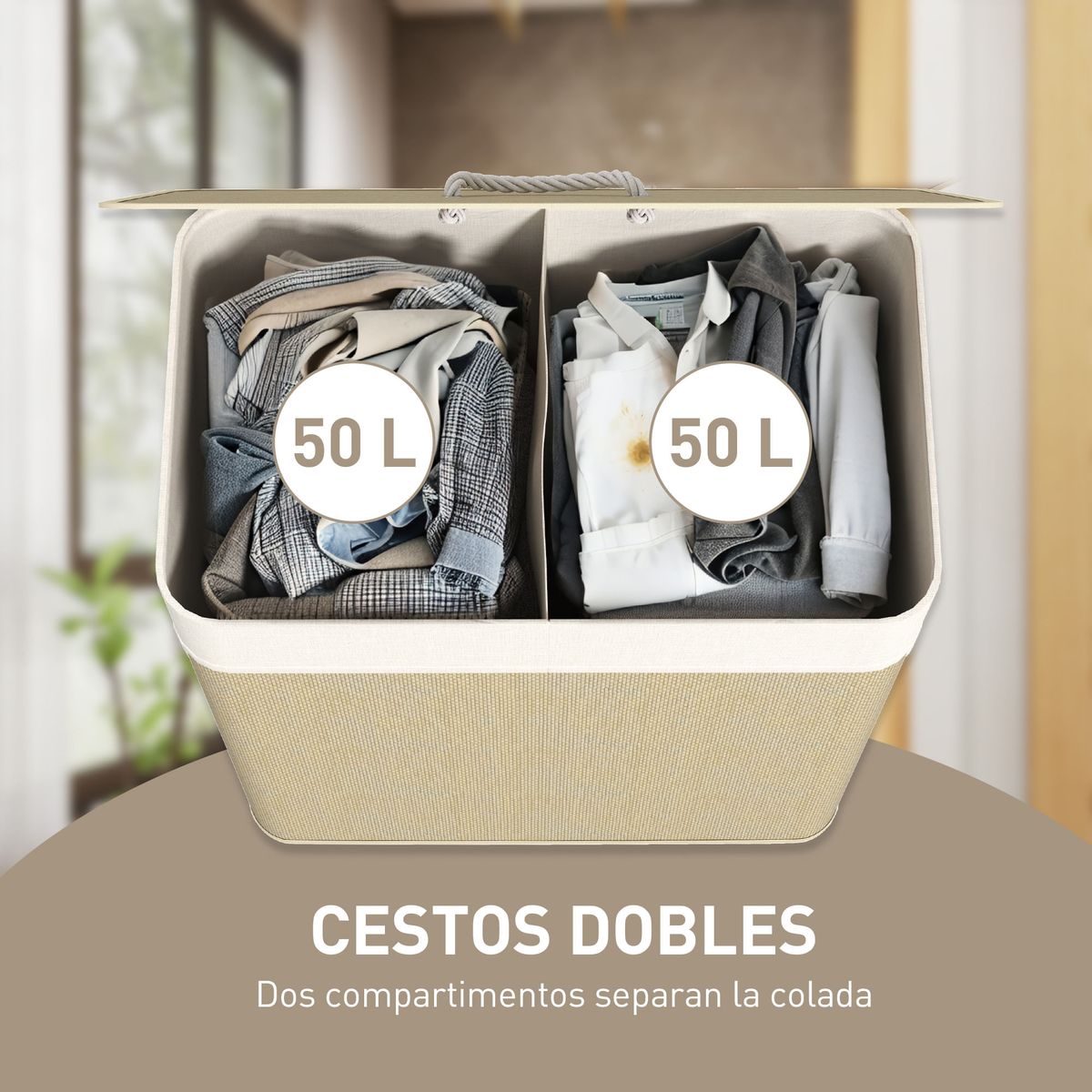 Cesto-para-ropa-sucia-Jodie-Homcom-100L-2-cestas---tapa-marron-63x52x32-cm-