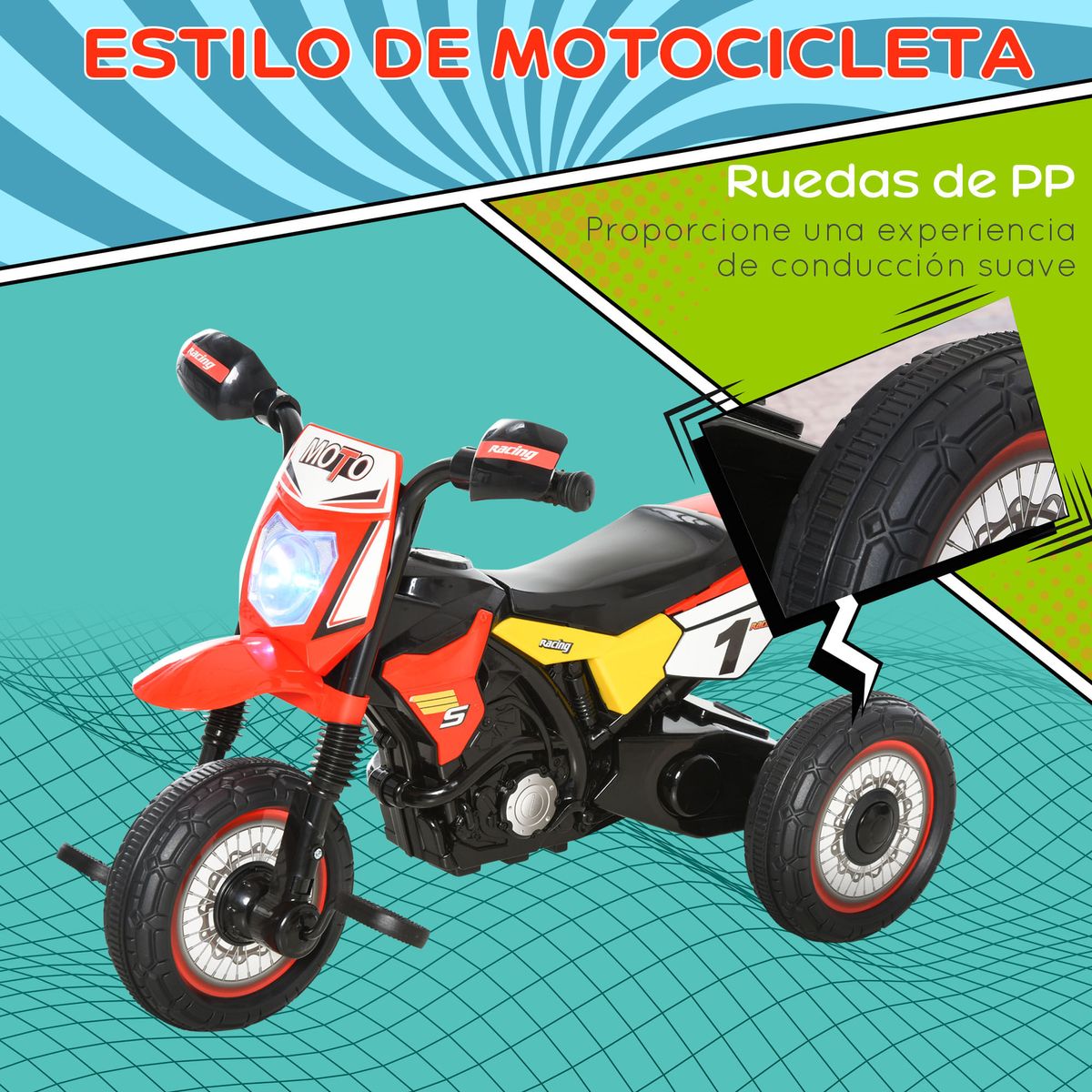 Correpasillos-Moto-Homcom--18M-con-pedales-rojo-51x71x40-cm
