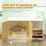 Centro-de-actividades-para-gatos-Pawhut-arenero---comedero---rascador---cama-blanco-natural-505x95x48-cm-