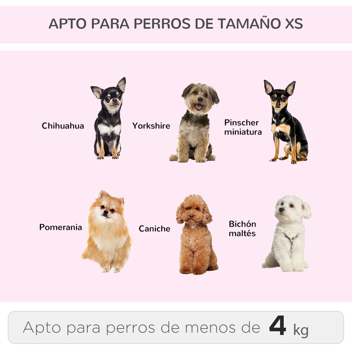 Transportin-Pawhut-2-en-1-carrito-altura-regulable-rosa-55-104x42x25-cm