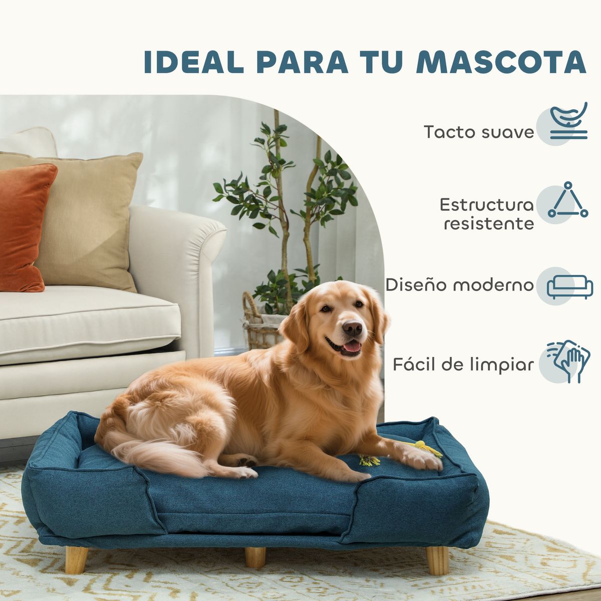Cama-para-perros-Lucky-cojin-extraible-azul-24x80x66-cm-